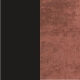 ЛДСП с тканью: Черный с лофти рыжий